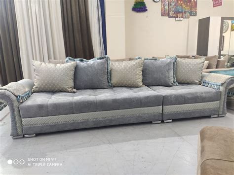 Купить Provans Элис диван, обивка ткань, 50x320x100, серый в кредит в ...