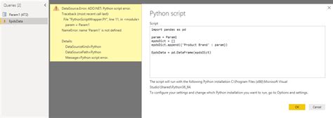 Solved: Reference Parameter from within Python Script - Microsoft ...