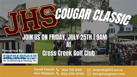 Third Annual JHS Cougar Classic Presented by Shenandoah Air ...