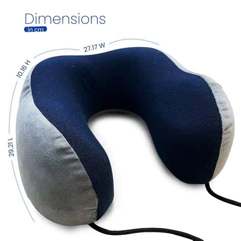 Travel Neck Pillow for Comfort & Support | Sleepsia Orthopedic Travel ...
