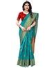 Buy Aqua Sarees for Women by Jinal & Jinal Online | Ajio.com