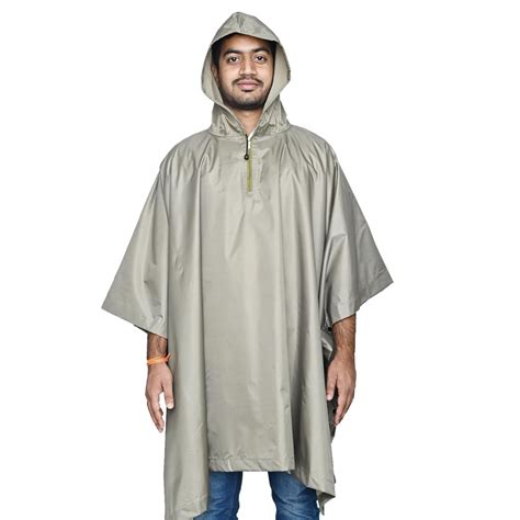 AllExtreme Poncho Raincoat Hooded Waterproof Rainwear Adult Lightweight ...