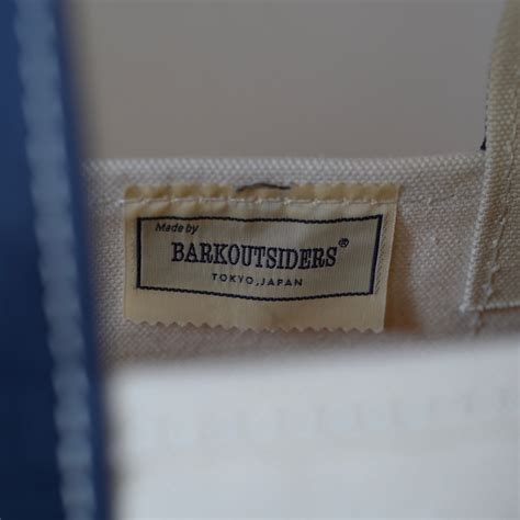 【5月再販予定】 BLUE LINES TOTE 80's "Navy" | Barkoutsiders®︎