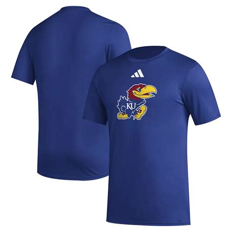 Men's adidas Royal Kansas Jayhawks Primary Locker Logo Pre-Game ...