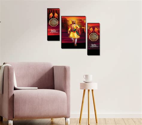 Buy Masstone UV Laminated Chhatrapati Shivaji Maharaj Marathi Wall Art ...