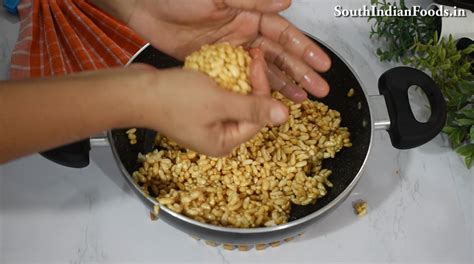 Pori urundai-How to make-Step by step photos & Video