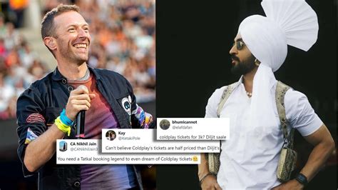 Coldplay Vs Diljit: Fans Clash Over Price Difference Of Concert Tickets ...