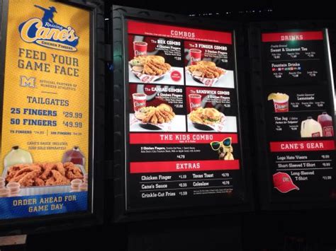 RAISING CANE'S CHICKEN FINGERS, Sulphur - Menu, Prices & Restaurant ...