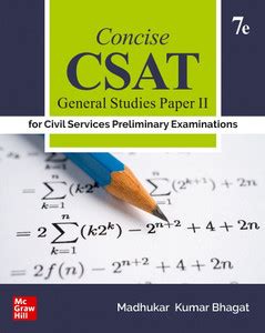 UPSC CSAT- General Studies Paper 2 for Prelims Exam 2025-26 | GS Paper ...