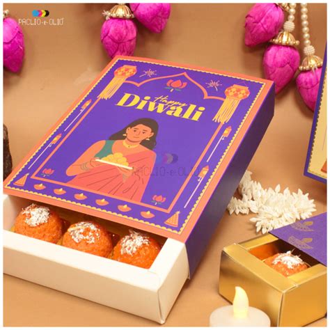 12 Cavity Diwali Chocolate Box (8.5x6.5x1.5 Inches) – PACLIO-e-OLIO