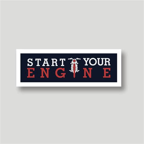 Start Your Engine Sticker – myitine