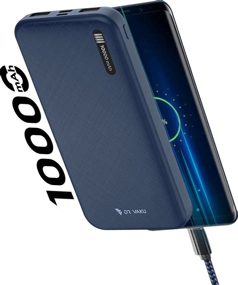 Dr Vaku ® CYREX 10000mAh Power Bank 12W Dual USB Fast Charge | Type-C ...