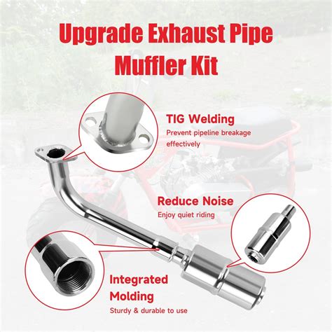 GREHUA Upgrade Exhaust Pipe Muffler Jet Kit India | Ubuy