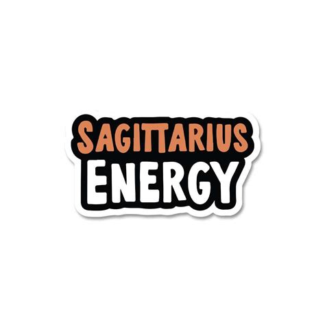 Buy Sagittarius Energy Sticker Online | Premium Waterproof Vinyl ...