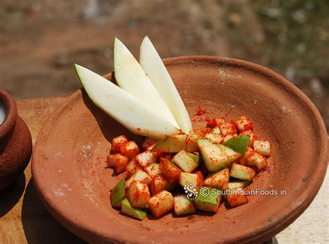 Uppu manga raw mango recipe
