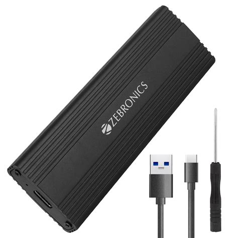 Amazon.in: Buy ZEBRONICS CMN01 M.2 NVMe/SATA SSD Enclosure with ...