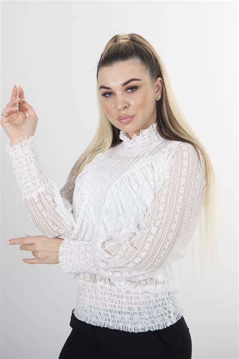 Beyaz Transparan Bluz | Ardanewline