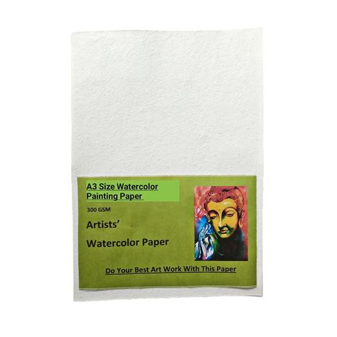TANMAY Banerjee Artists' Watercolor Paper A4 300 GSM Cotton Cold ...
