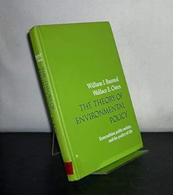Theory of Environmental Policy : Baumol, William J., Oates, Wallace E ...