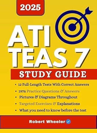 ATI TEAS 7 STUDY GUIDE 2025: The Ultimate Practice Book with Flashcards ...