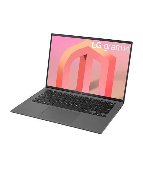 LG gram 35.56cm (14 ) Ultra-lightweight with 16:10 IPS Display - 14Z90Q ...