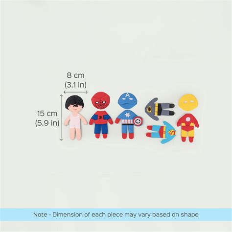 Buy Handcrafted Superhero Dress-up Playset For Kids Online On Zwende