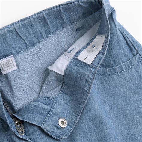 Chicco Girls Blue Solid Denim Shorts - Bottom – Chicco India