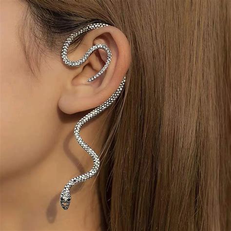 Silver Snake EarCuff – Hermosa Accessoriess
