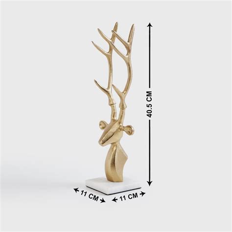 Buy Eternity Aluminium Reindeer Figurine from Home Centre at just INR ...