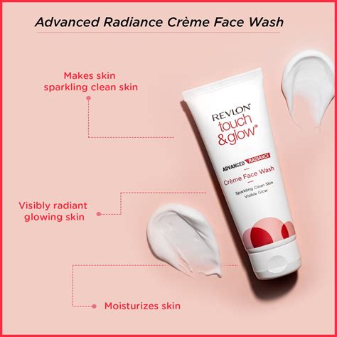 Revlon Touch & Glow Advanced Radiance Crème Face Wash – Revlon India