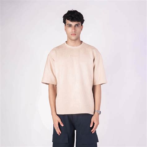 BISQUE EMBRIODERED SUEDE T-SHIRT – Hophead