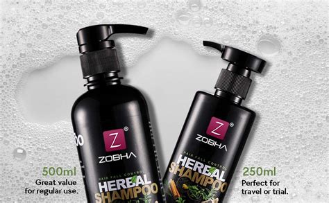 Buy Zobha Herbal Shampoo With Hair Fall Control and Helps Grow Long ...