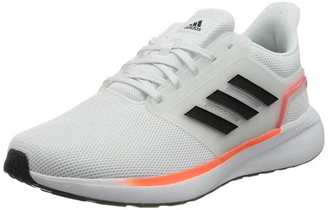 Adidas Brand Men's EQ19 Run Laced Sports Shoes H02036 (White/Orange ...