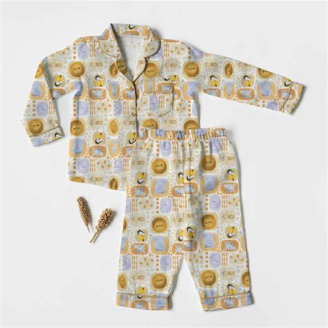 Night Suit Set - Buy Bamboo Muslin Nightsuit Online | Cocoon Care