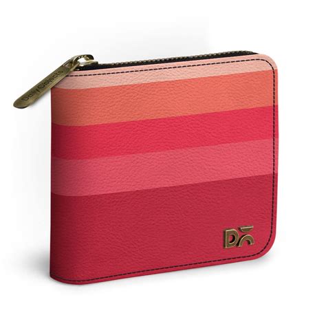 Buy DailyObjects Berry Quin Women's Zip Wallet | Made with Vegan ...