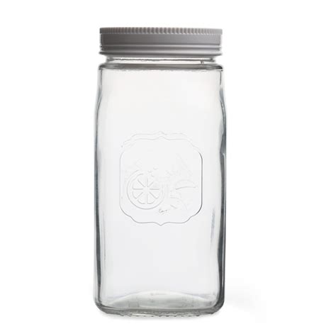Buy CELLO Classic Glass Storage Canister 2000ml, White | Food Grade ...