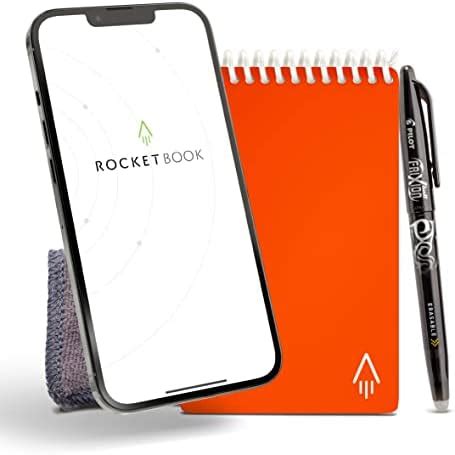 Rocketbook Smart Reusable Notebook - Dot-Grid Eco-Friendly Notebook ...