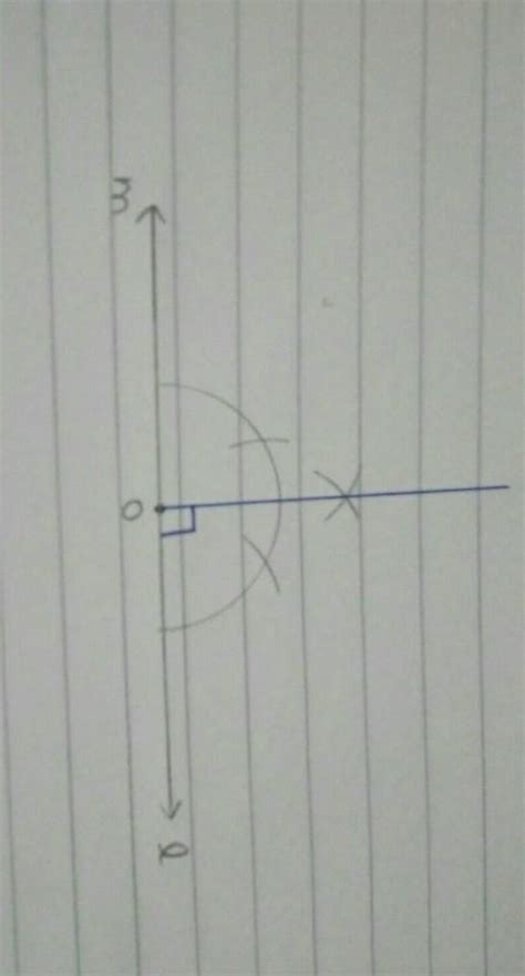 Draw a line L and take a point P not on it them draw a line from P ...