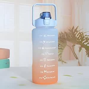 Portable Wide Mouth Plastic Non-toxin Spill-proof Water Bottle with ...