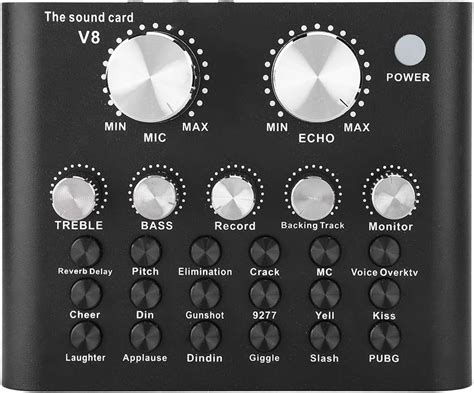 Professional Voice Changer，V8 Live Sound Card with India | Ubuy