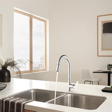 Ixa Jive Pulldown Kitchen Faucet | Delta Pull-out Kitchen Faucets ...
