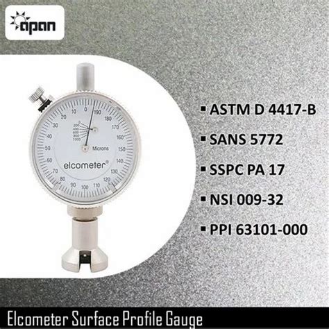 Surface Profile Gauge - Elcometer Surface Profile Gauge Trader ...