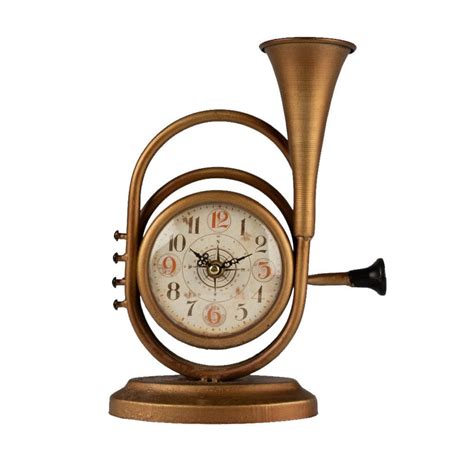 Table Clock - Trumpet