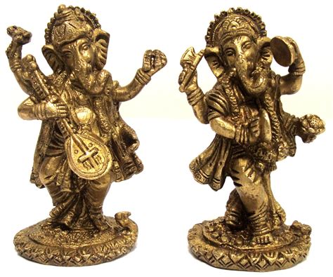 Buy Aesthetic Decors Ganesh Dancing and Playing Mangeeras and Sitar ...