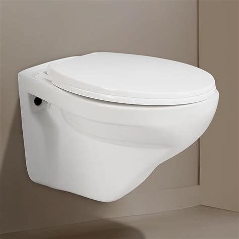 Hindware Classik Wall Hung Western Commode for Bathroom | Made of ...