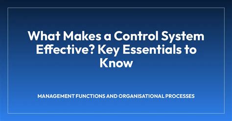 Image result for Essentials of Effective Control System