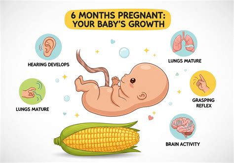 Month 6 Pregnancy: Baby’s Corn Size, Symptoms & Care Guide