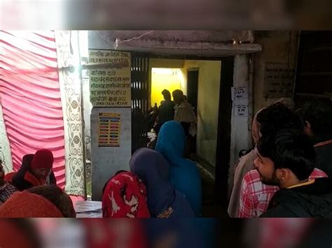 Polling station built in Sulabh Shauchalaya toilet Building you will be ...