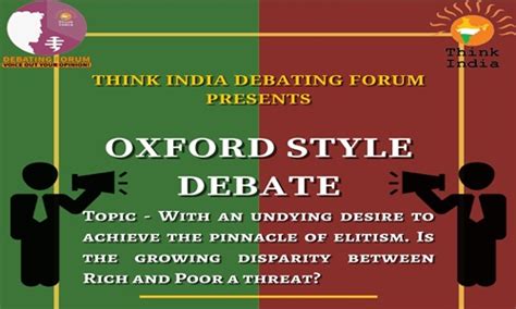 Read all Latest Updates on and about Oxford-Style Debate Competition