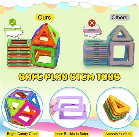 KIPA GAMING MagPlay Magnetic Blocks 24pcs DIY Kids Toy Set - Education